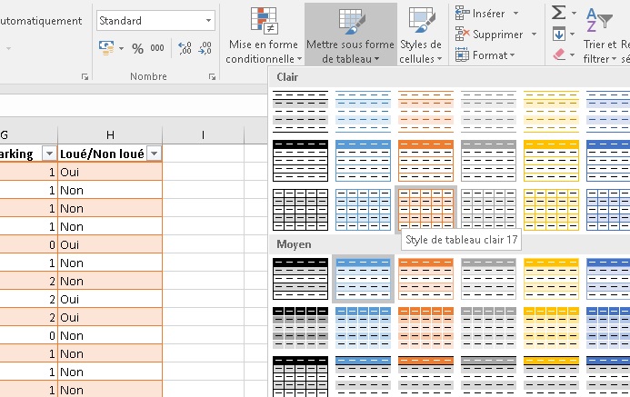 5 étapes pour créer une base de données Excel